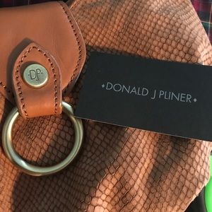 Authentic suede Donald J. Pliner shoulder bag